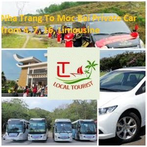 Nha Trang To Moc Bai Private Car From 4, 7, 16, Limousine