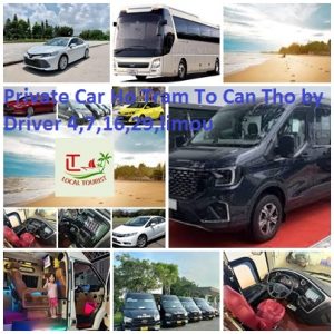 Private Car Ho Tram To Can Tho By Driver 4,7,16,29,limou