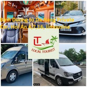 Binh Duong To Da Nang Private Car, Hoi An 4,7,16, Limousine