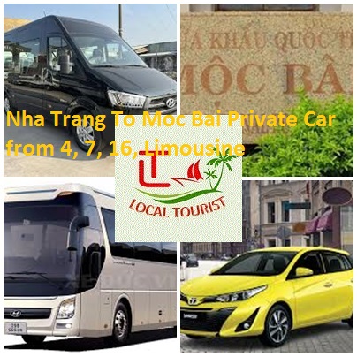 Nha Trang To Moc Bai Private Car From 4, 7, 16, Limousine