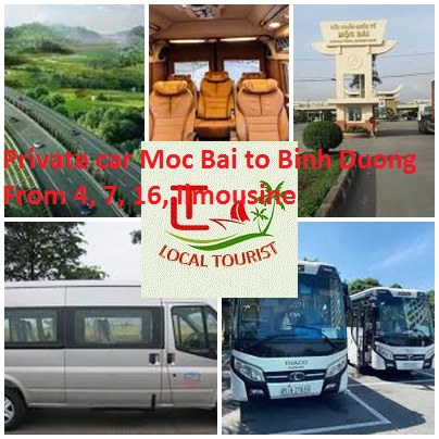 Private Car Moc Bai To Binh Duong From 4, 7, 16, Limousine