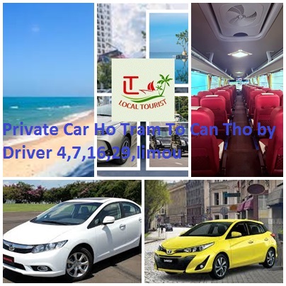 Private Car Ho Tram To Can Tho By Driver 4,7,16,29,limou