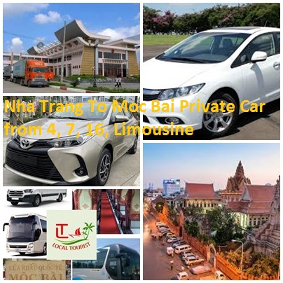 Nha Trang To Moc Bai Private Car From 4, 7, 16, Limousine