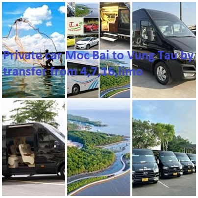 Private Car Moc Bai To Vung Tau By Transfer From 4,7,16,limo