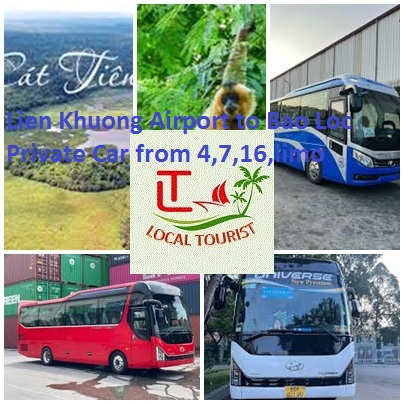 Lien Khuong Airport to Bao Loc Private Car from 4,7,16,limo Lien Khuong Airport To Bao Loc Private Car From 4,7,16,limo