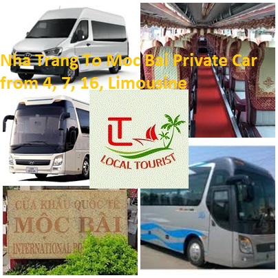 Nha Trang To Moc Bai Private Car From 4, 7, 16, Limousine