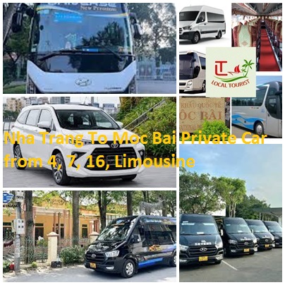 Nha Trang To Moc Bai Private Car From 4, 7, 16, Limousine