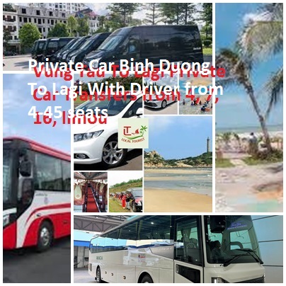Private Car Binh Duong To Lagi With Driver From 4 45 Seats