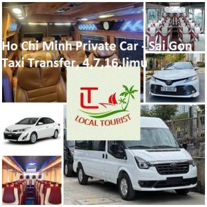 Ho Chi Minh Private Car Sai Gon Taxi Transfer, 4,7,16,limu