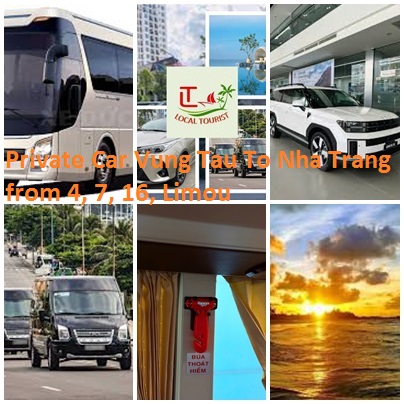 Private Car Vung Tau To Nha Trang from 4, 7, 16, Limou Private Car Vung Tau To Nha Trang From 4, 7, 16, Limou