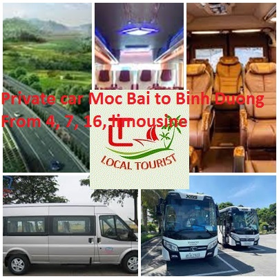 Private Car Moc Bai To Binh Duong From 4, 7, 16, Limousine