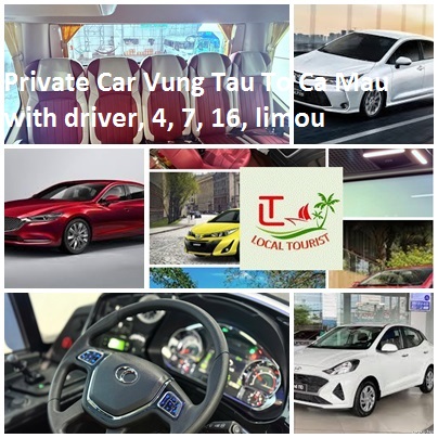 Private Car Vung Tau To Ca Mau With Driver, 4, 7, 16, Limou