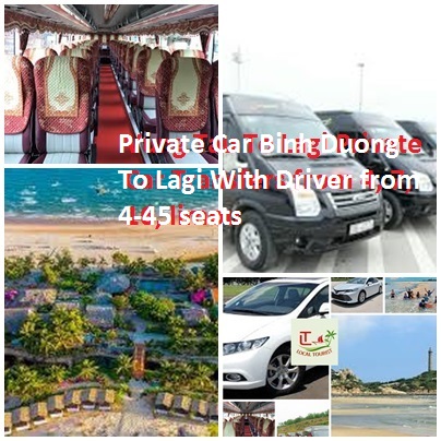 Private Car Binh Duong To Lagi With Driver From 4 45 Seats