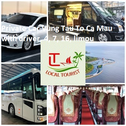 Private Car Vung Tau To Ca Mau With Driver, 4, 7, 16, Limou