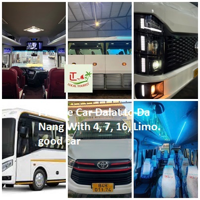 Private Car Dalat To Da Nang With 4, 7, 16, Limo. Good Car