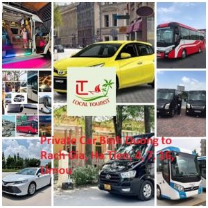 Private Car Binh Duong To Rach Gia, Ha Tien, 4, 7, 16, Limou
