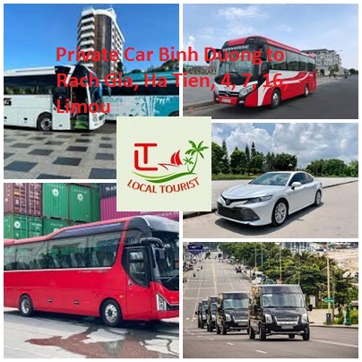 Private Car Binh Duong To Rach Gia, Ha Tien, 4, 7, 16, Limou