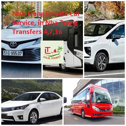 Nha Trang Private Car Service, In Nha Trang Transfers 4,7,16