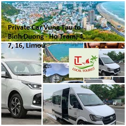 Private Car Vung Tau To Binh Duong Ho Tram, 4, 7, 16, Limou