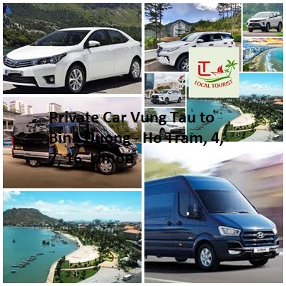Private Car Vung Tau To Binh Duong Ho Tram, 4, 7, 16, Limou