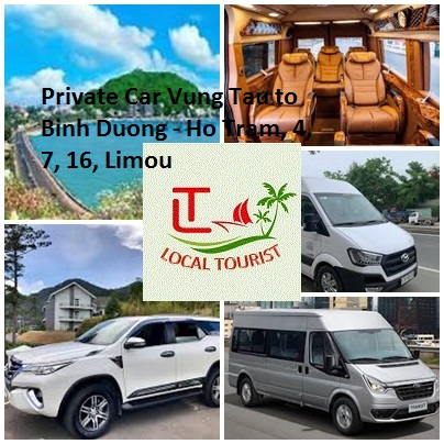Private Car Vung Tau To Binh Duong Ho Tram, 4, 7, 16, Limou