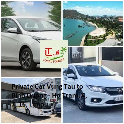 Private Car Vung Tau To Binh Duong Ho Tram, 4, 7, 16, Limou