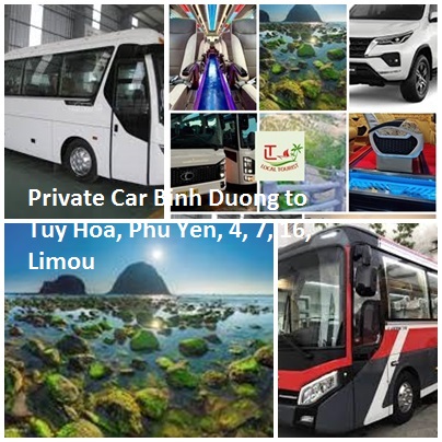 Private Car Binh Duong To Tuy Hoa, Phu Yen, 4, 7, 16, Limou