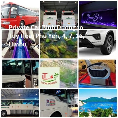 Private Car Binh Duong To Tuy Hoa, Phu Yen, 4, 7, 16, Limou