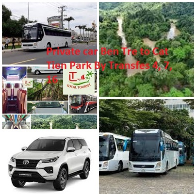 Private Car Ben Tre To Cat Tien Park By Transfes 4, 7, 16