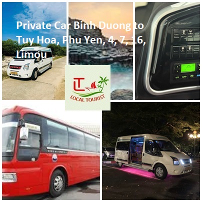 Private Car Binh Duong To Tuy Hoa, Phu Yen, 4, 7, 16, Limou