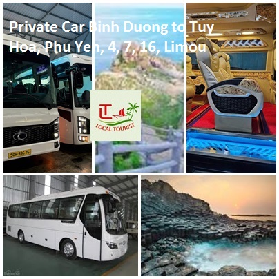 Private Car Binh Duong To Tuy Hoa, Phu Yen, 4, 7, 16, Limou