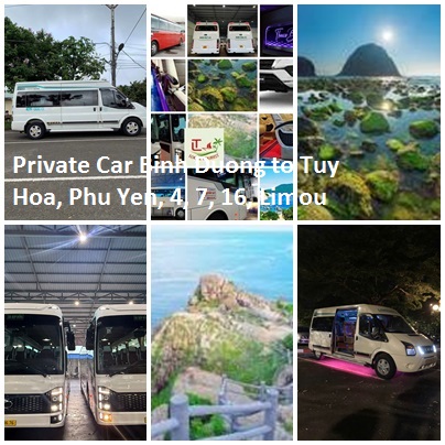 Private Car Binh Duong To Tuy Hoa, Phu Yen, 4, 7, 16, Limou