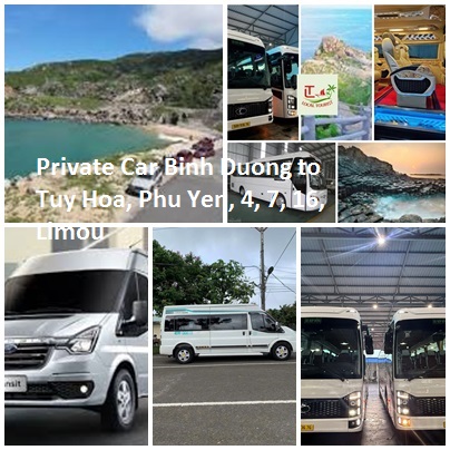 Private Car Binh Duong To Tuy Hoa, Phu Yen, 4, 7, 16, Limou