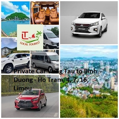 Private Car Vung Tau To Binh Duong Ho Tram, 4, 7, 16, Limou