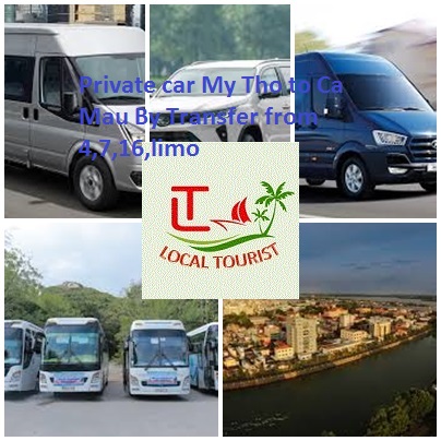 Private Car My Tho To Ca Mau By Transfer From 4,7,16,limo