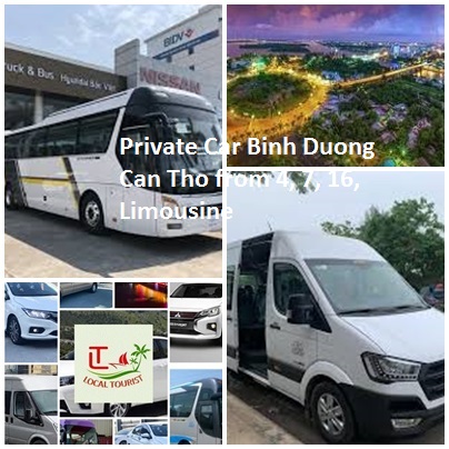 Private Car Binh Duong Can Tho from 4, 7, 16, Limousine Private Car Binh Duong Can Tho From 4, 7, 16, Limousine