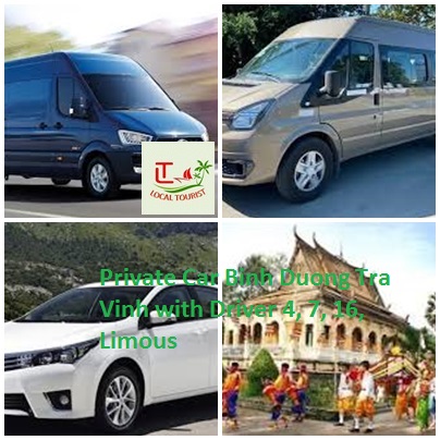 Private Car Binh Duong Tra Vinh With Driver 4, 7, 16, Limous