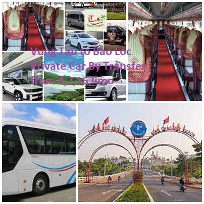 Vung Tau To Bao Loc Private Car By Transfer From 4,7,16,limo