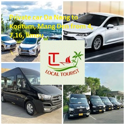 Private Car Da Nang To Kontum, Mang Den From 4, 7,16, Limou