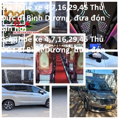Car Rental Thu Duc Binh Duong