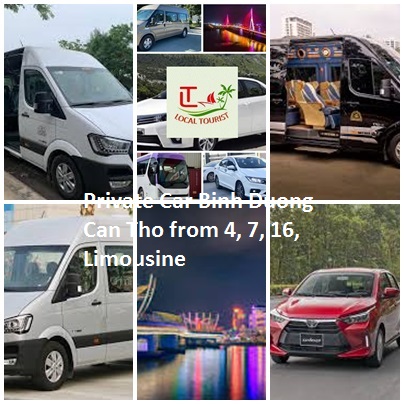Private Car Binh Duong Can Tho From 4, 7, 16, Limousine