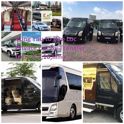 Vung Tau To Bao Loc Private Car By Transfer From 4,7,16,limo