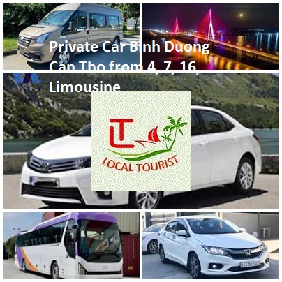 Private Car Binh Duong Can Tho From 4, 7, 16, Limousine