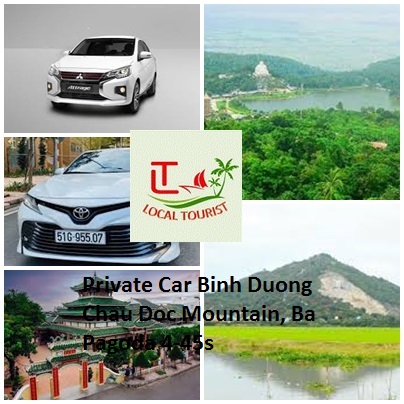 Private Car Binh Duong Chau Doc Mountain, Ba Pagoda 4 45s