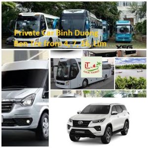 Private Car Binh Duong Ben Tre From 4, 7, 16, Limousine