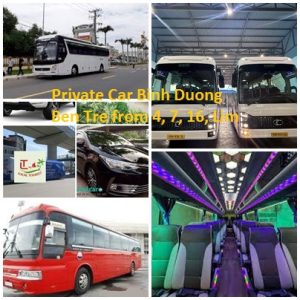 Private Car Binh Duong Ben Tre From 4, 7, 16, Limousine