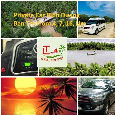 Private Car Binh Duong Ben Tre From 4, 7, 16, Limousine