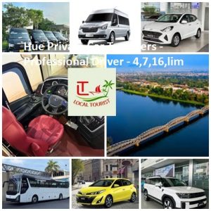 Hue Private Car Transfers Professional Driver 4,7,16,lim