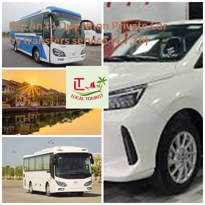 Hoi An To Quy Nhon Private Car By Transfers Service {4,7,16)