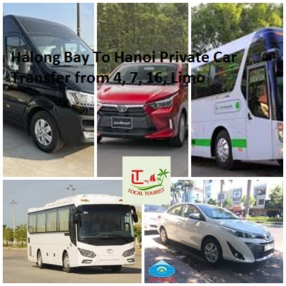 Halong Bay To Hanoi Private Car Transfer from 4, 7, 16, Limo Halong Bay To Hanoi Private Car Transfer From 4, 7, 16, Limo